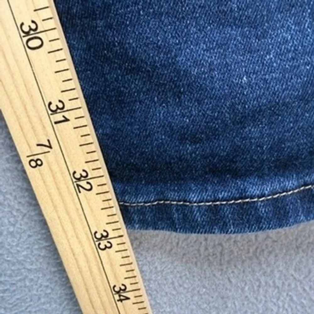 Hollister Slim Straight Epic Flex Jeans 32x34 (FIT 32x33) Dark Wash Blue Denim